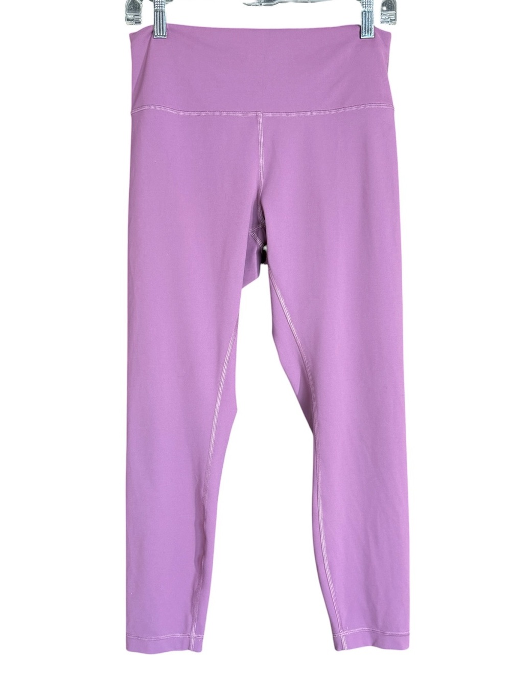 Lululemon Cool Down Crop Leggings Orchid Purple High Rise Size 12 - Picture 3 of 8